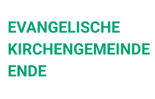 Schriftzug: Evangelische Kirchengemeinde Ende