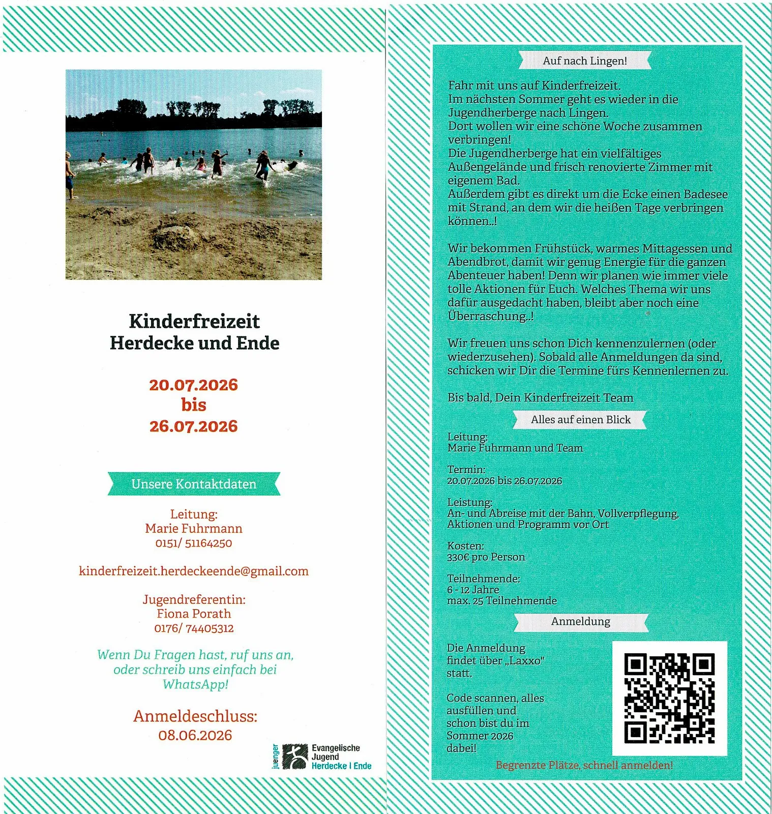 Kinderfreizeit Herdecke und Ende