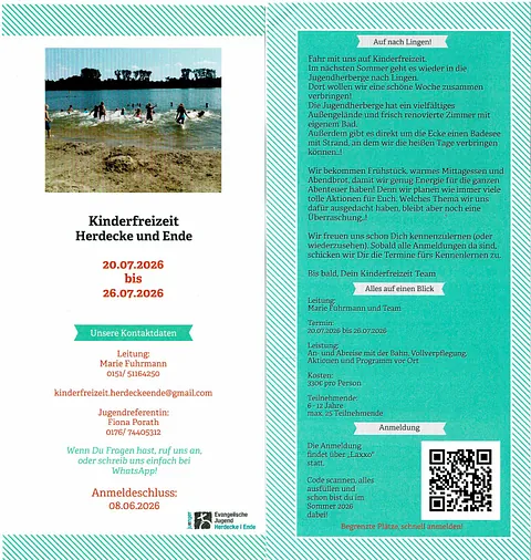 Kinderfreizeit Herdecke und Ende